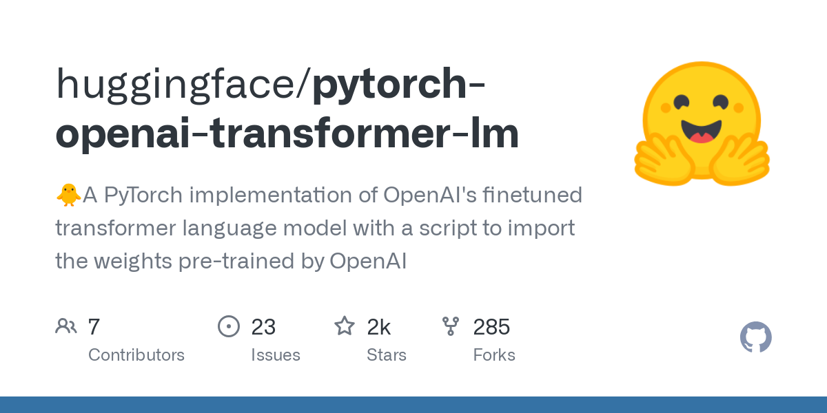 pytorch openai transformer lm