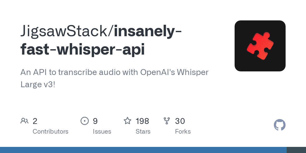 insanely fast whisper api