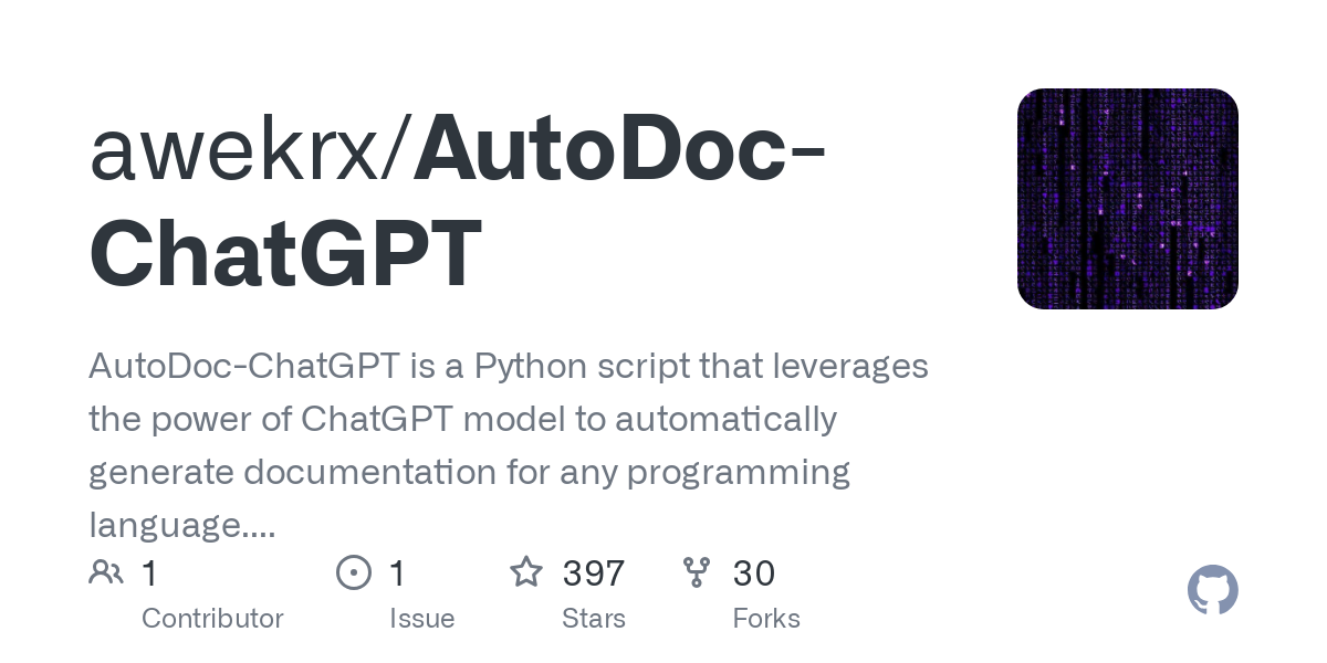 AutoDoc ChatGPT