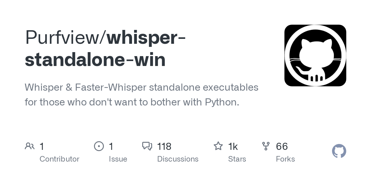 whisper standalone win