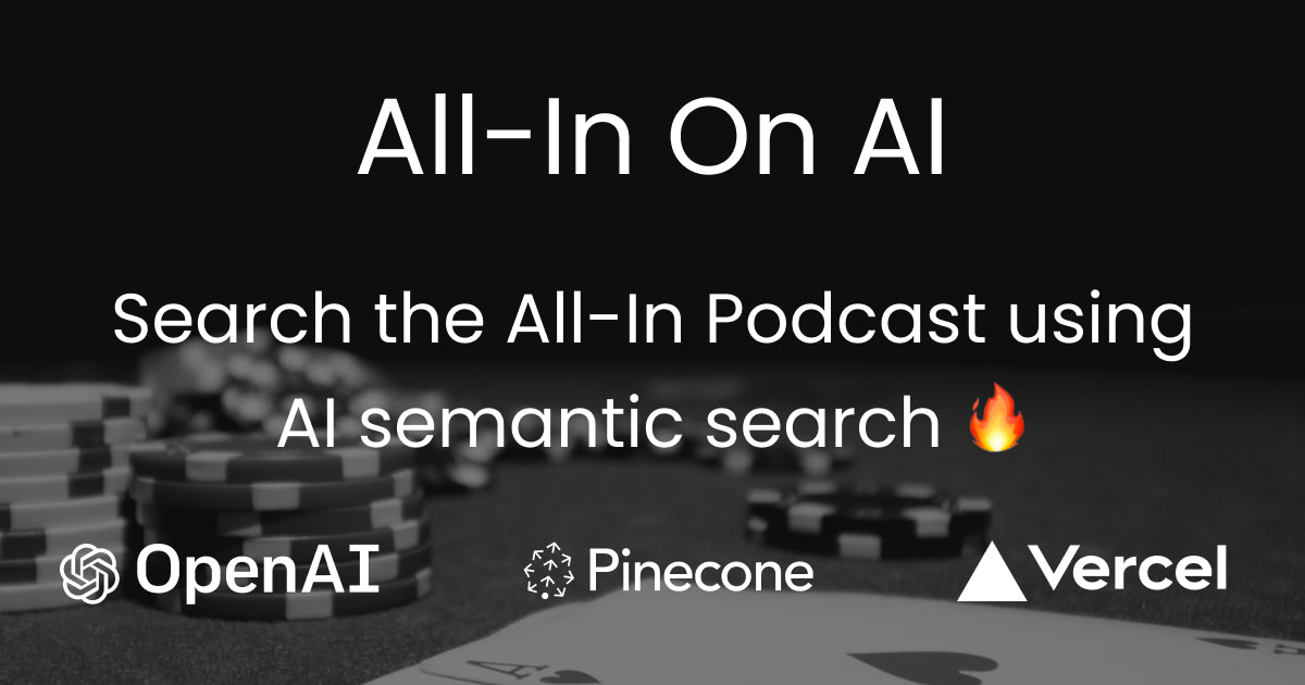 Suchen Sie den All-In-Podcast mit AI