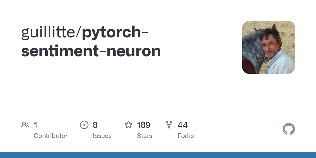 pytorch sentiment neuron