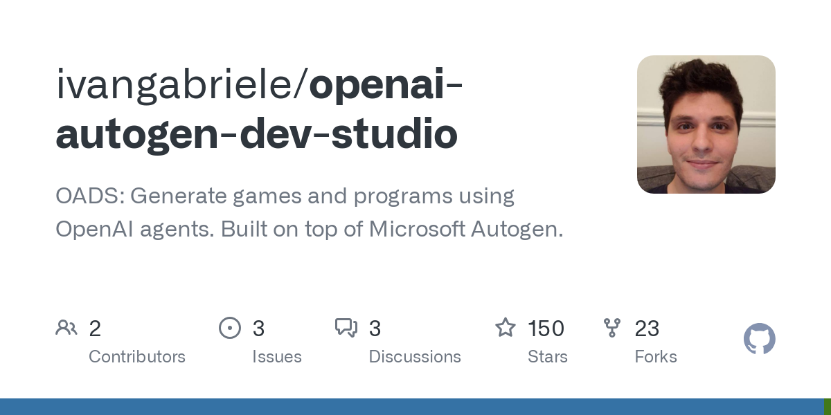 openai autogen dev studio