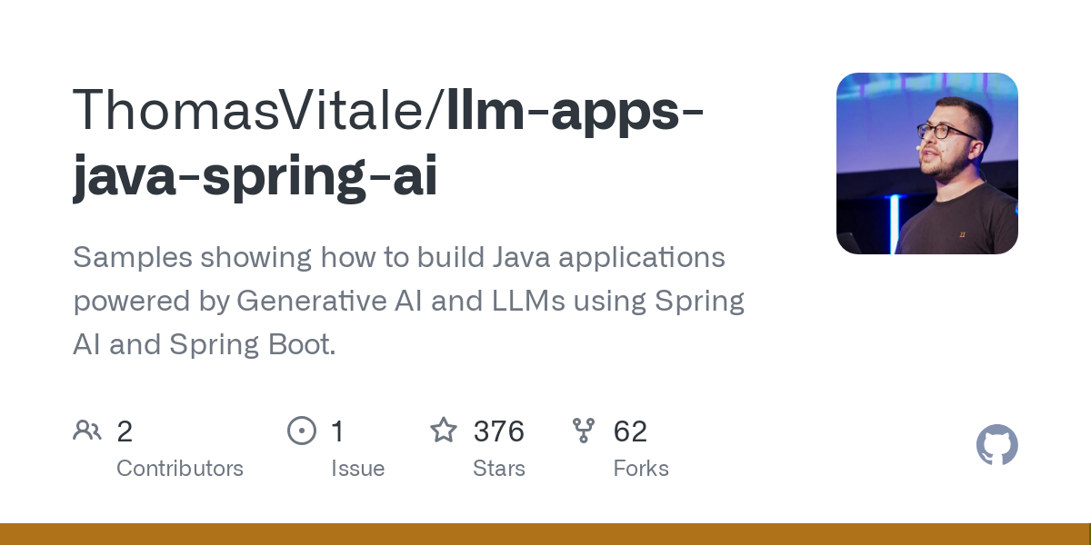 llm apps java spring ai