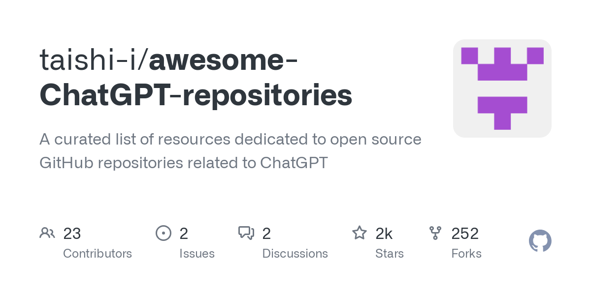 awesome ChatGPT repositories