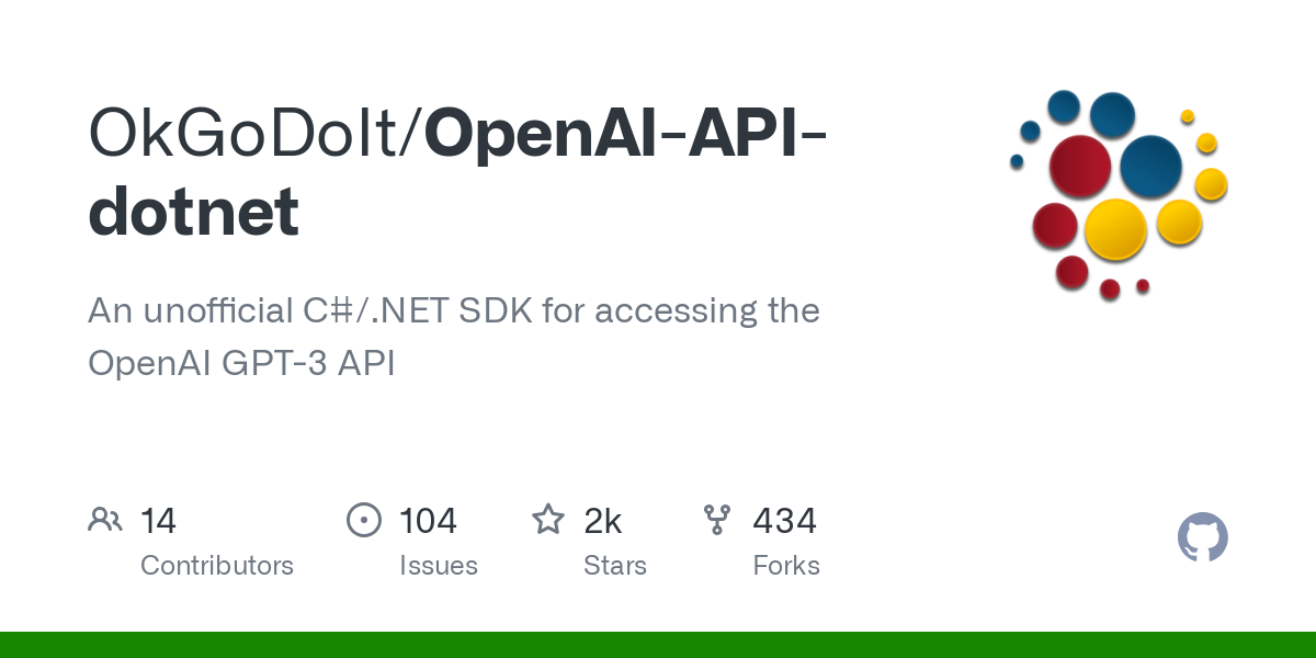 OpenAI API dotnet