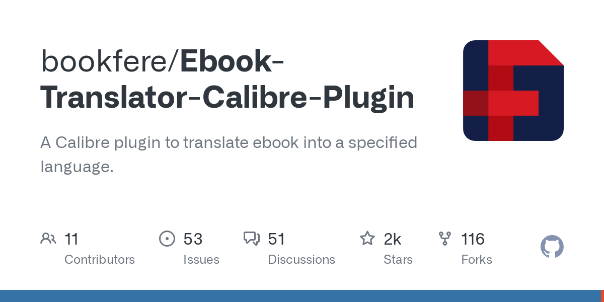 Ebook Translator Calibre Plugin
