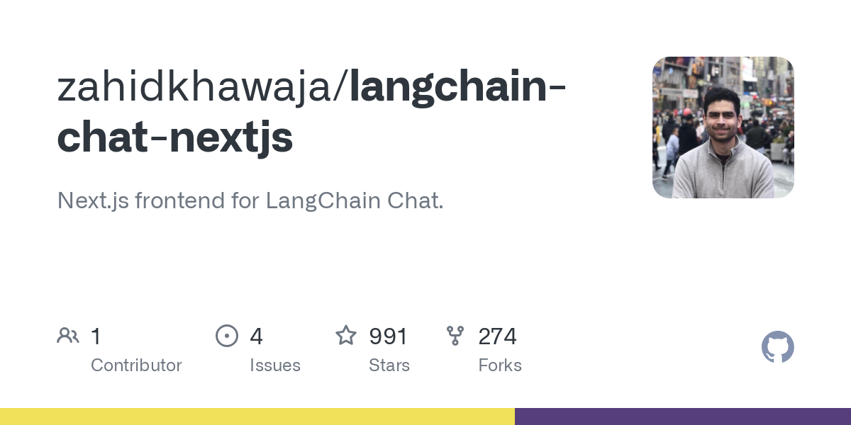 langchain chat nextjs