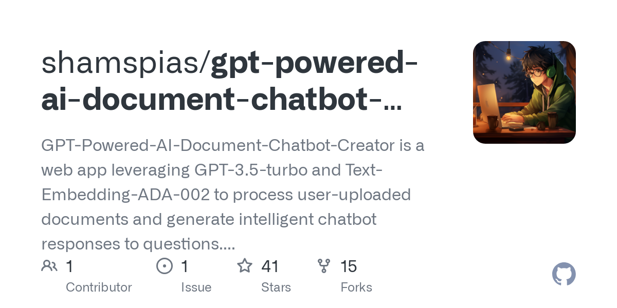 gpt powered ai document chatbot creator
