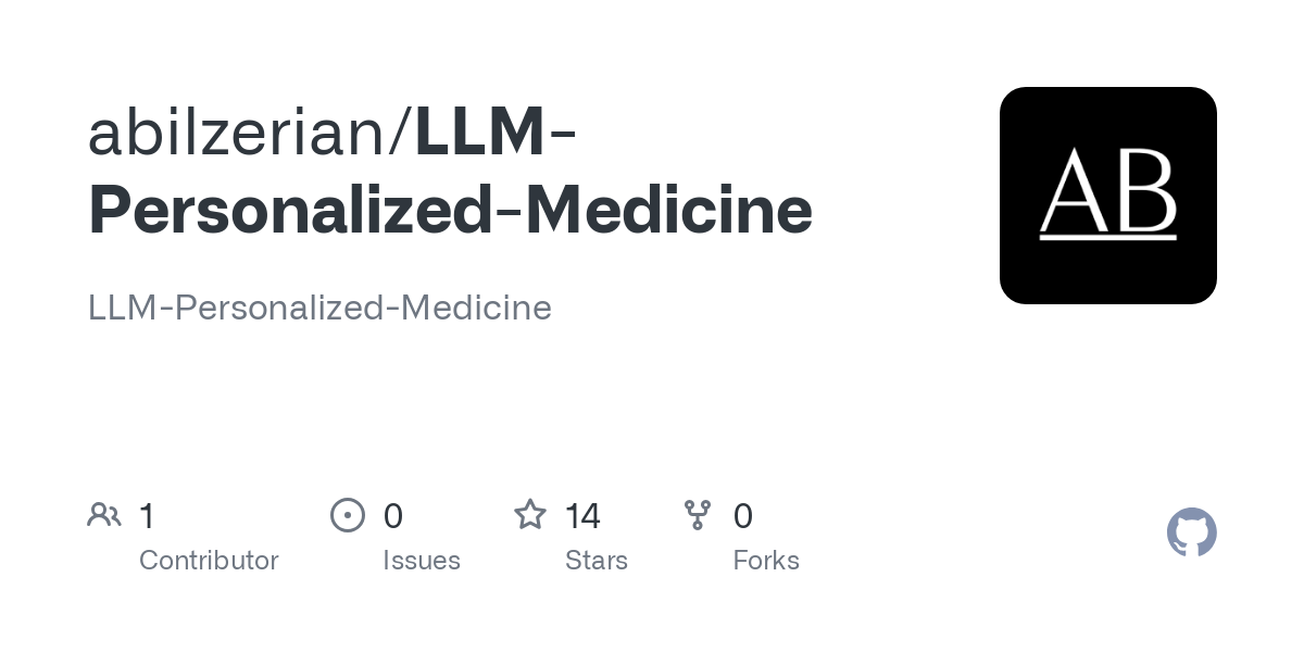 LLM Personalized Medicine