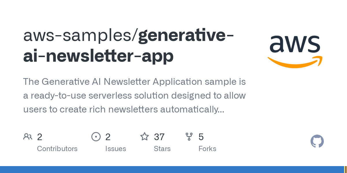 generative ai newsletter app