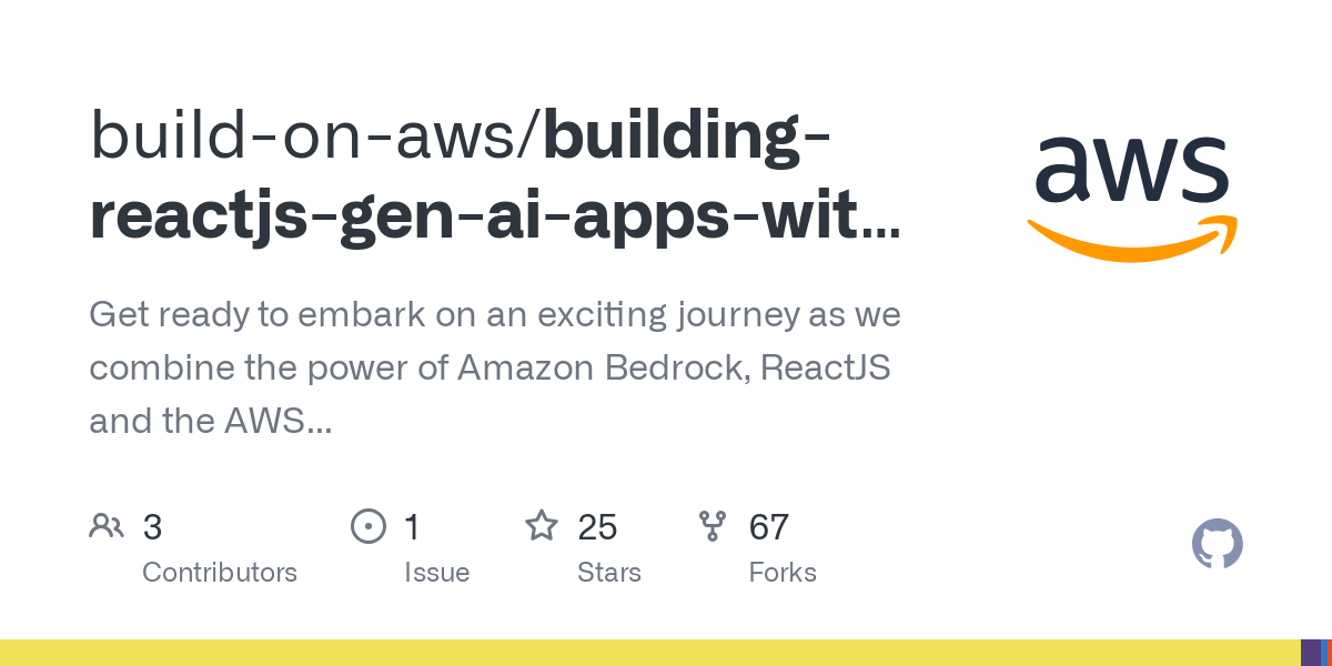 building reactjs gen ai apps with amazon bedrock javascript sdk