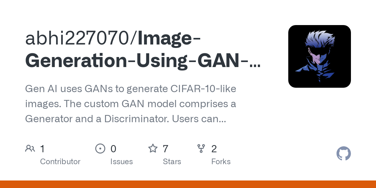 Image Generation Using GAN Gen AI Project