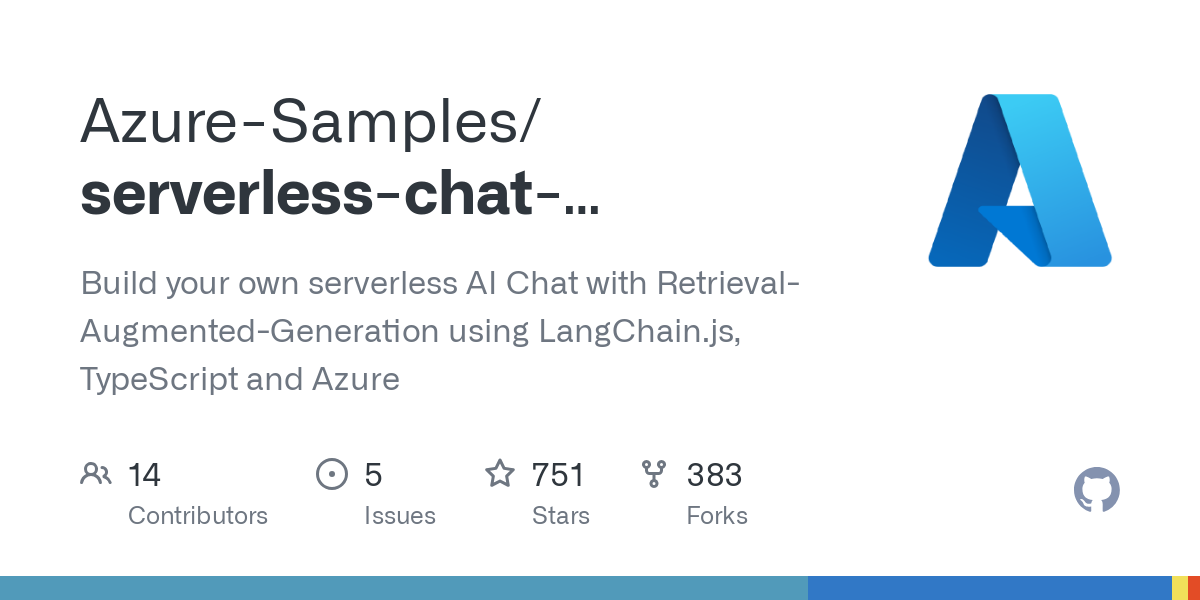 serverless chat langchainjs