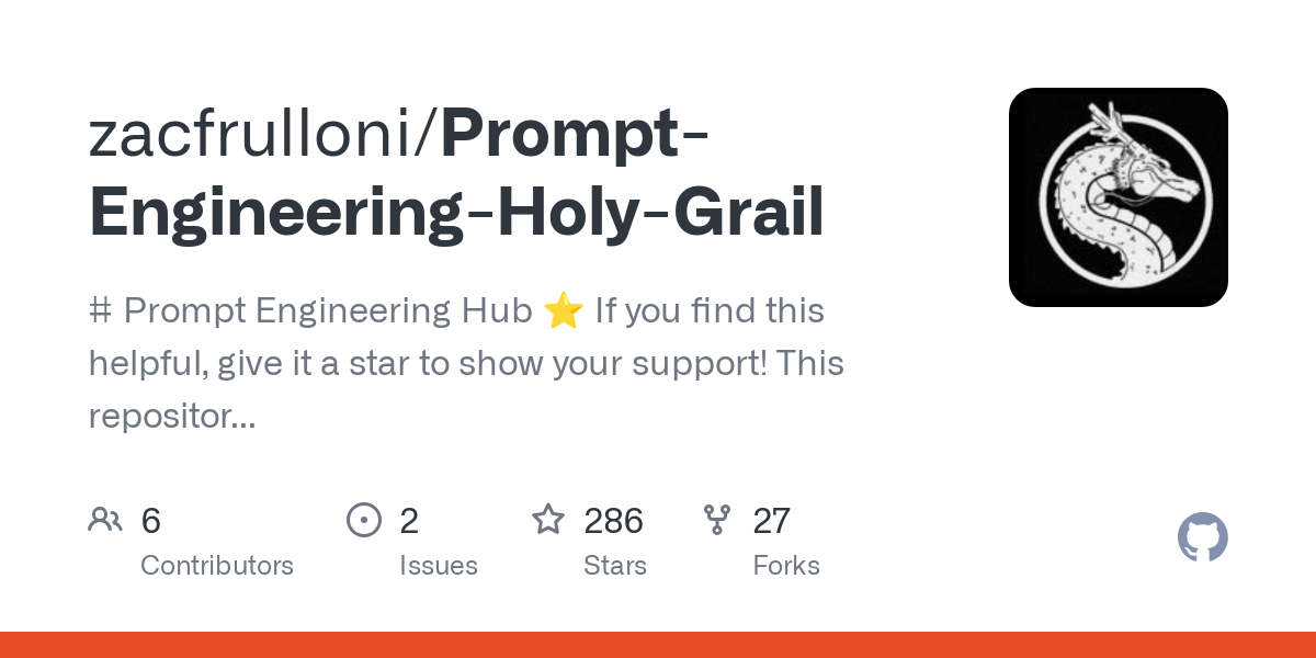 Prompt Engineering Holy Grail