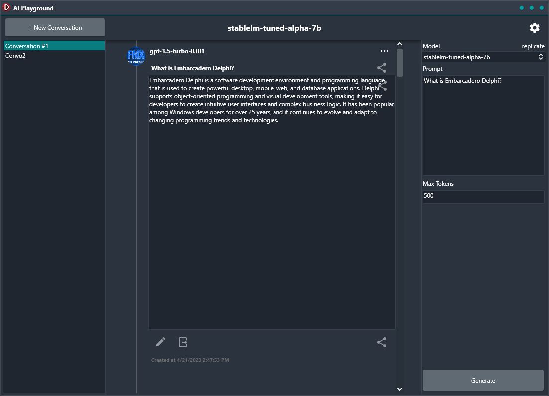 KI -Spielplatz -Desktop -Client unter Windows