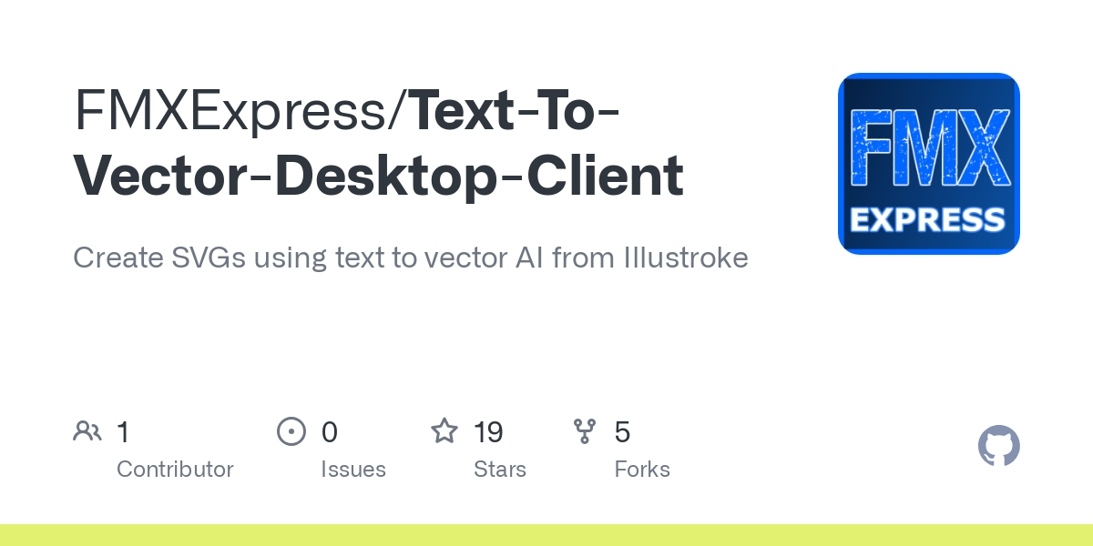 Text To Vector Desktop Client