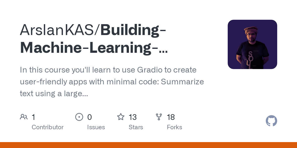 Building Machine Learning Demos with Gradio