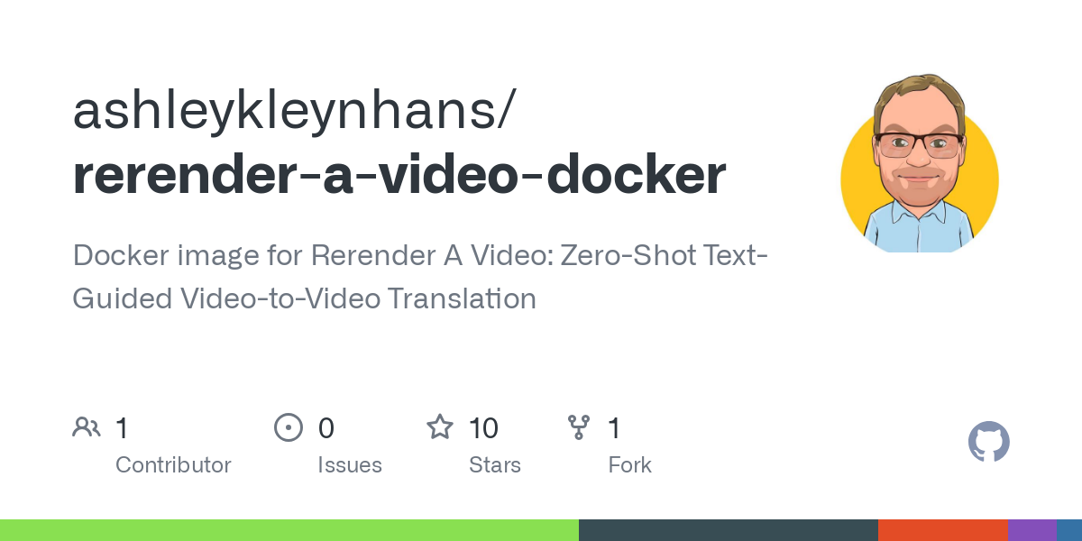 rerender a video docker