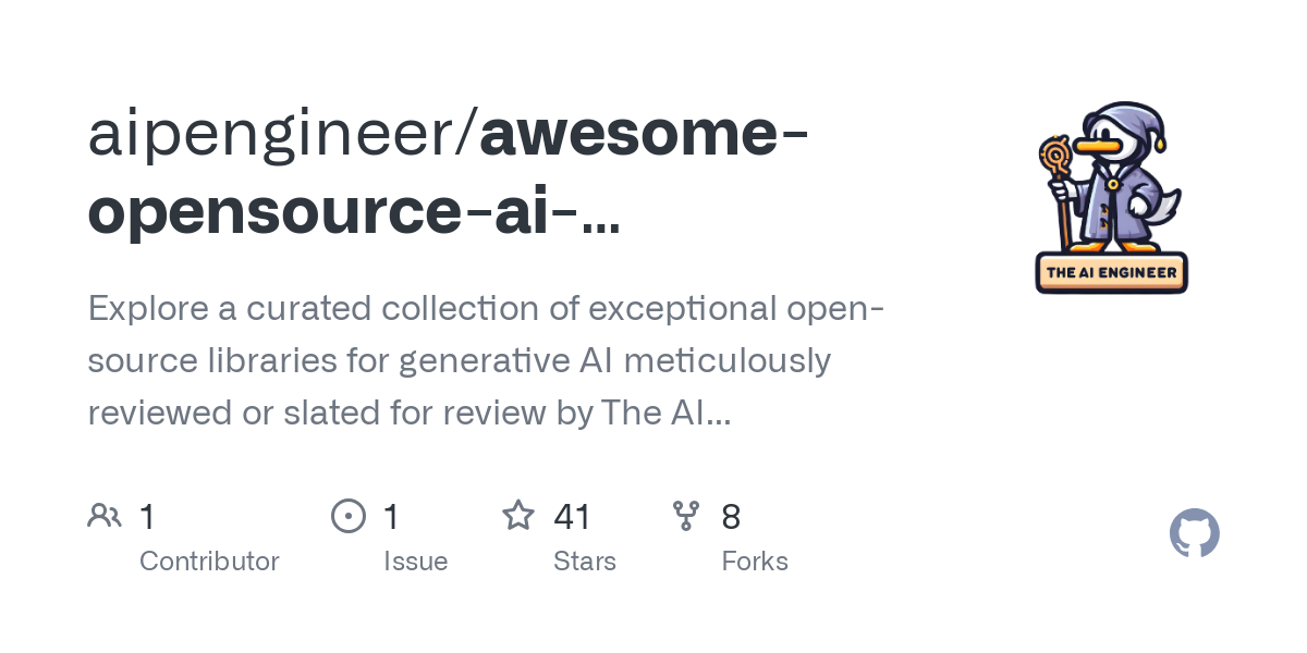awesome opensource ai engineering