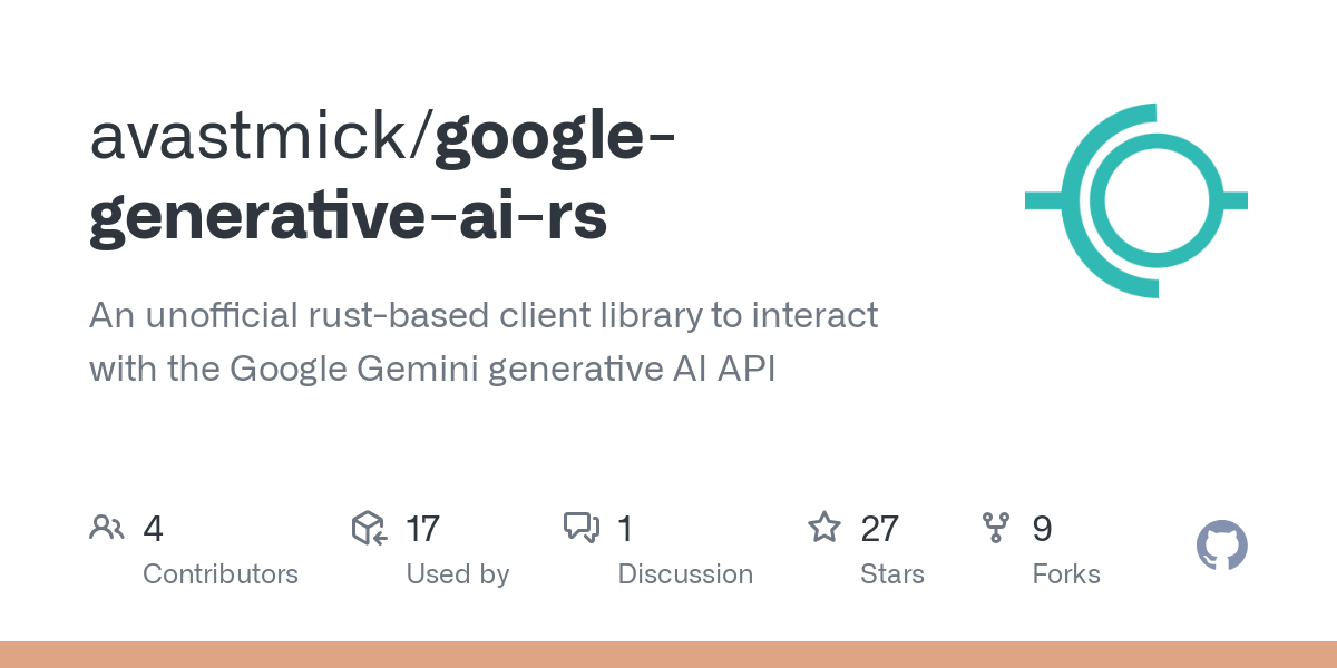 google generative ai rs