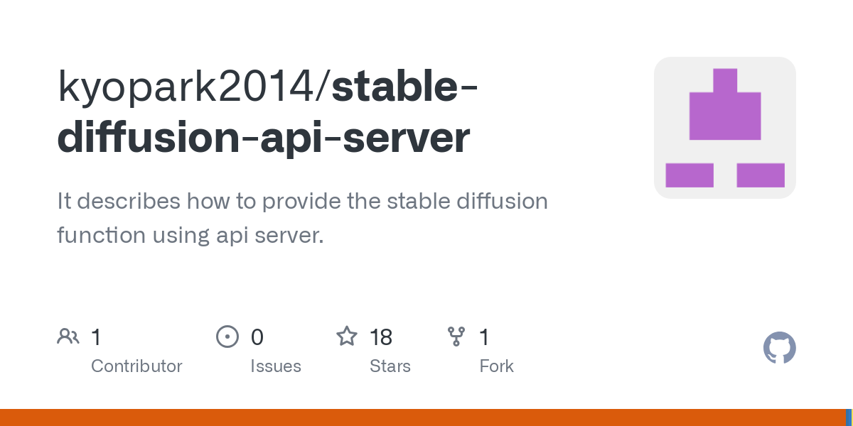 stable diffusion api server