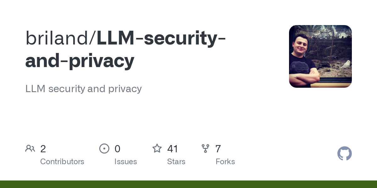 LLM security and privacy