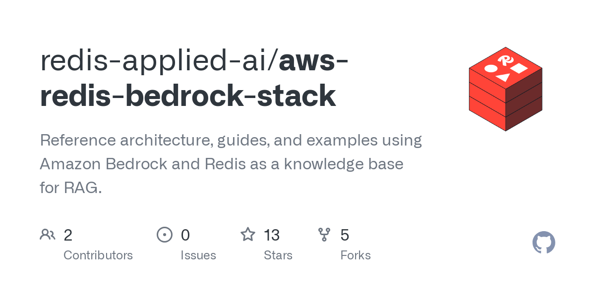 aws redis bedrock stack