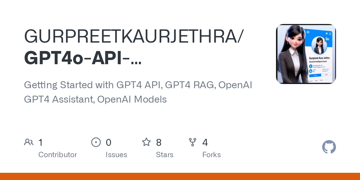 GPT4o API Implementation GPT4 RAG