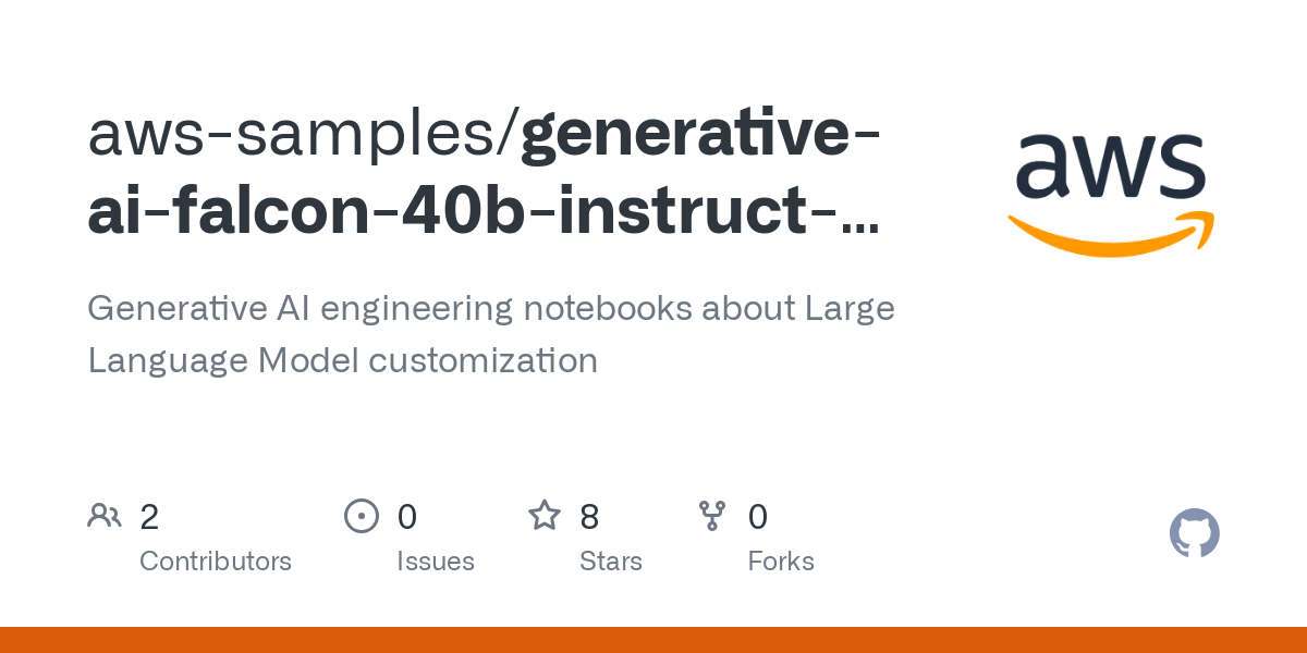 generative ai falcon 40b instruct notebooks