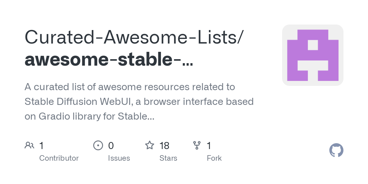 awesome stable diffusion webui