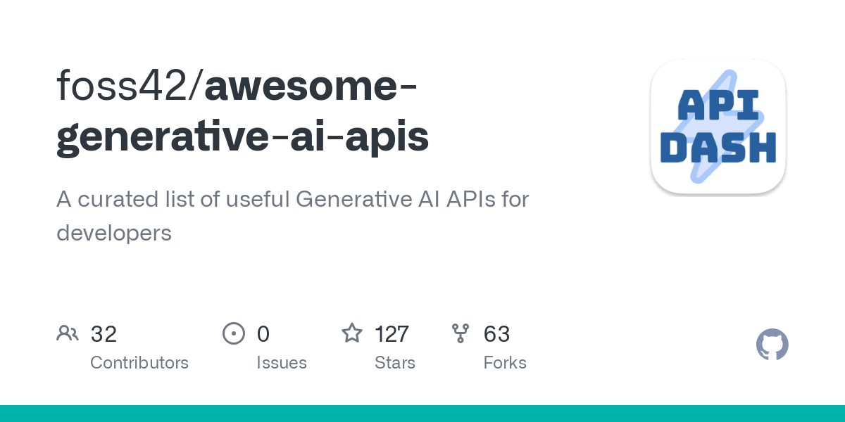awesome generative ai apis