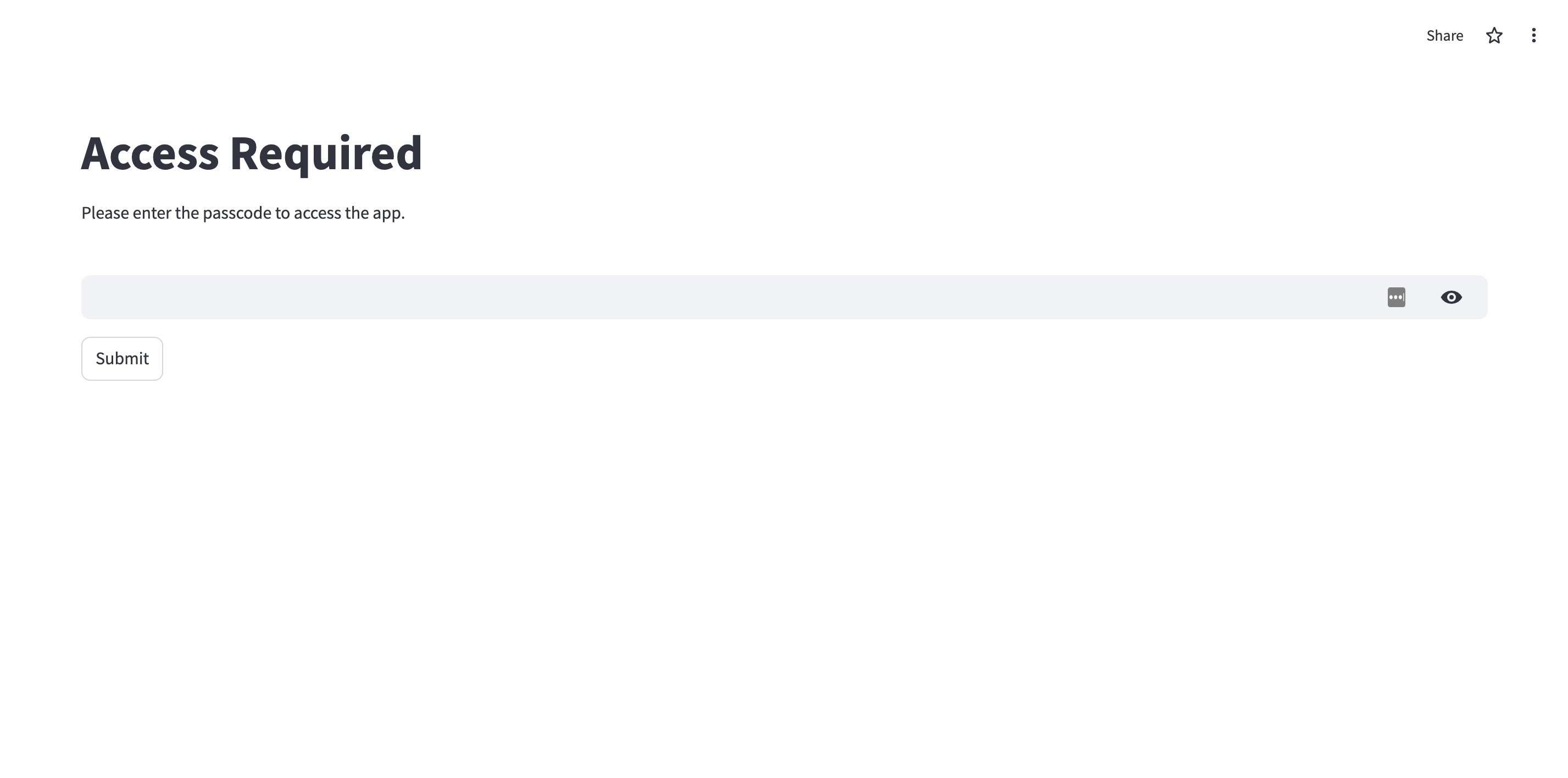 간단한 암호 사용자 인증