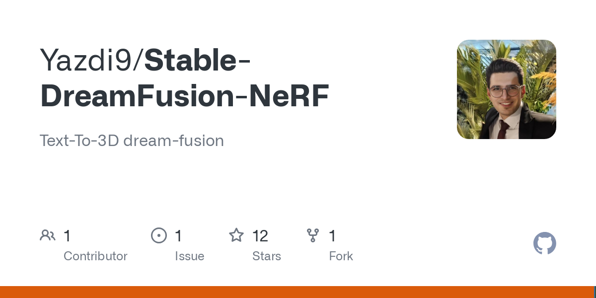 Stable DreamFusion NeRF