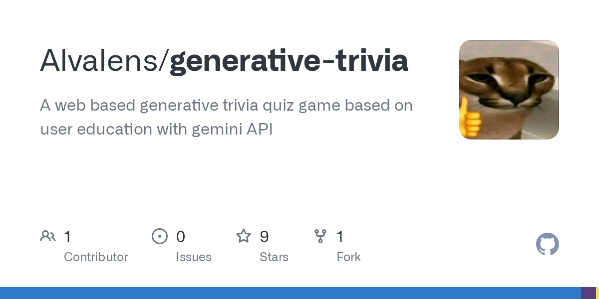 generative trivia