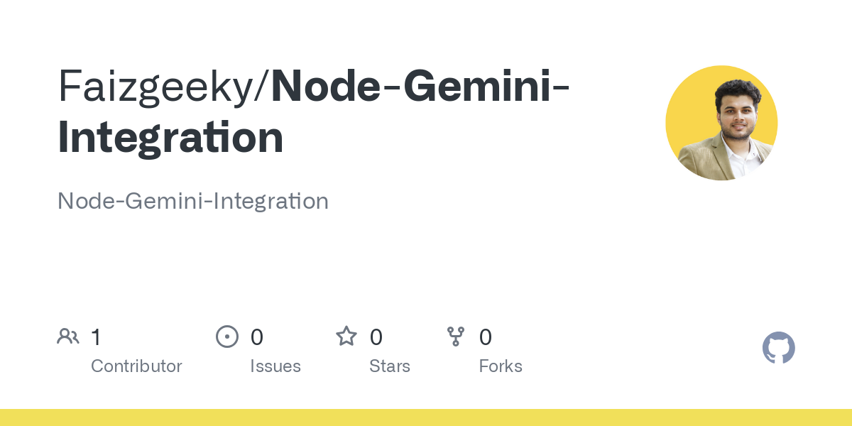 Node Gemini Integration