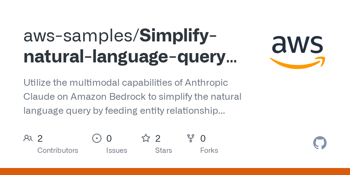 Simplify natural language query with Anthropic Claude on Amazon Bedrock