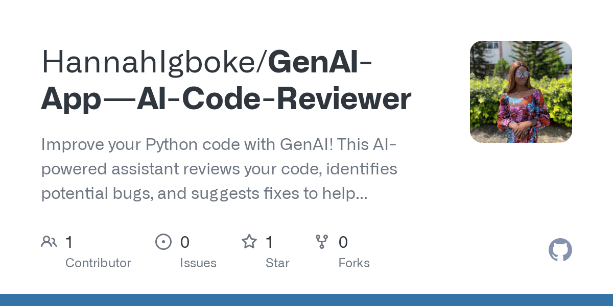 GenAI App   AI Code Reviewer