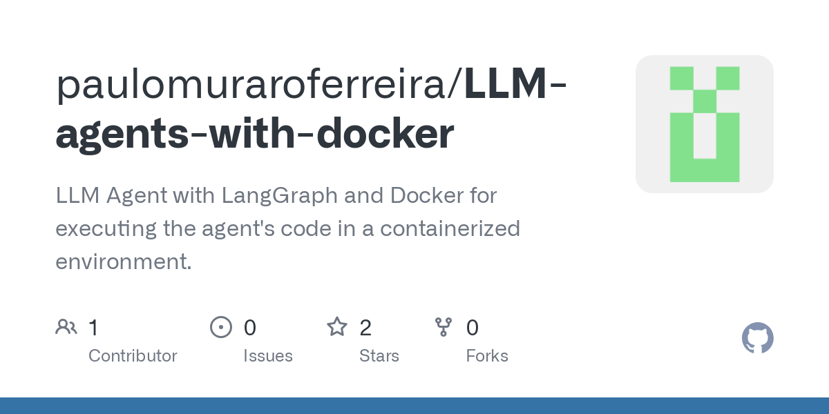 LLM agents with docker