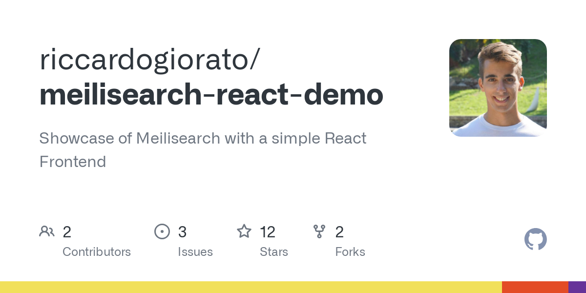 meilisearch react demo