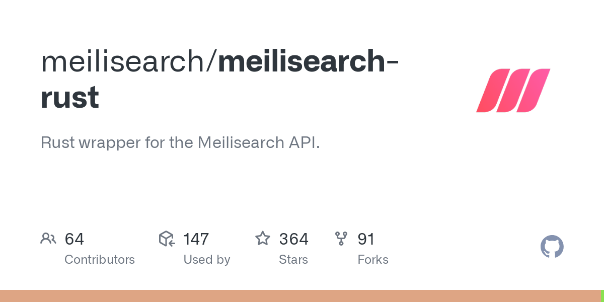 meilisearch rust