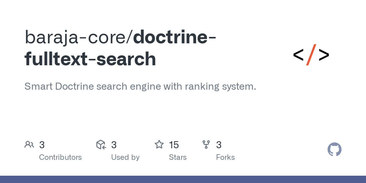 doctrine fulltext search