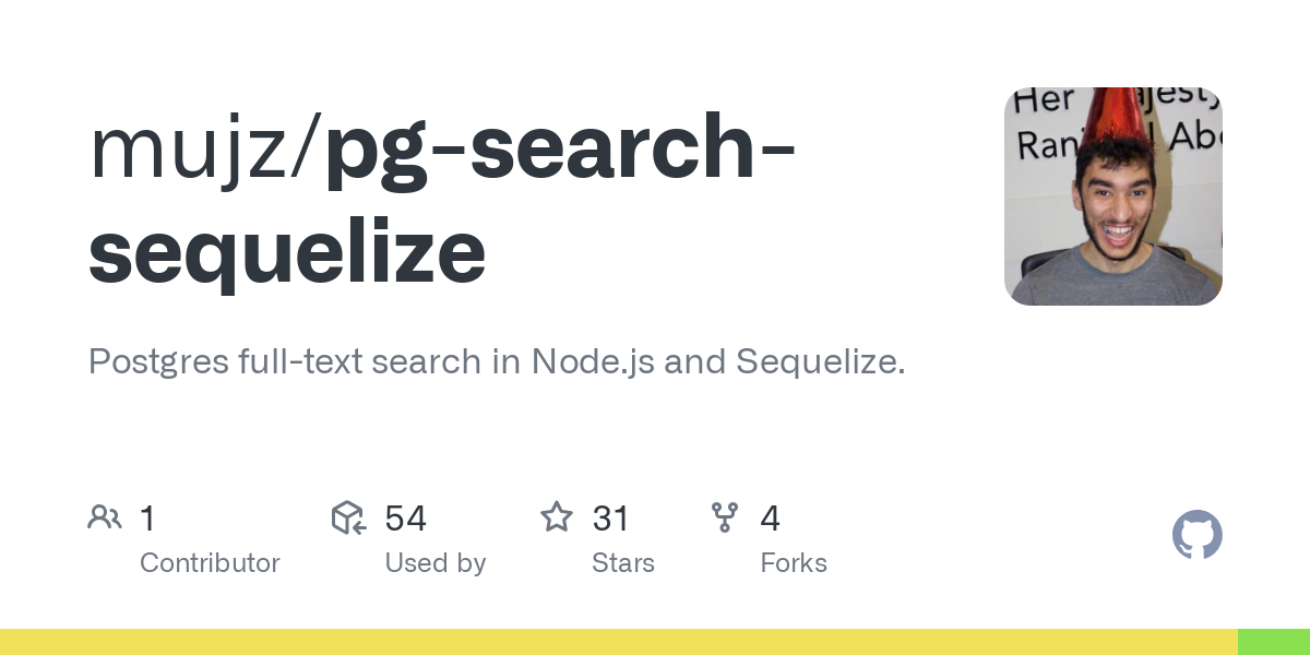 pg search sequelize