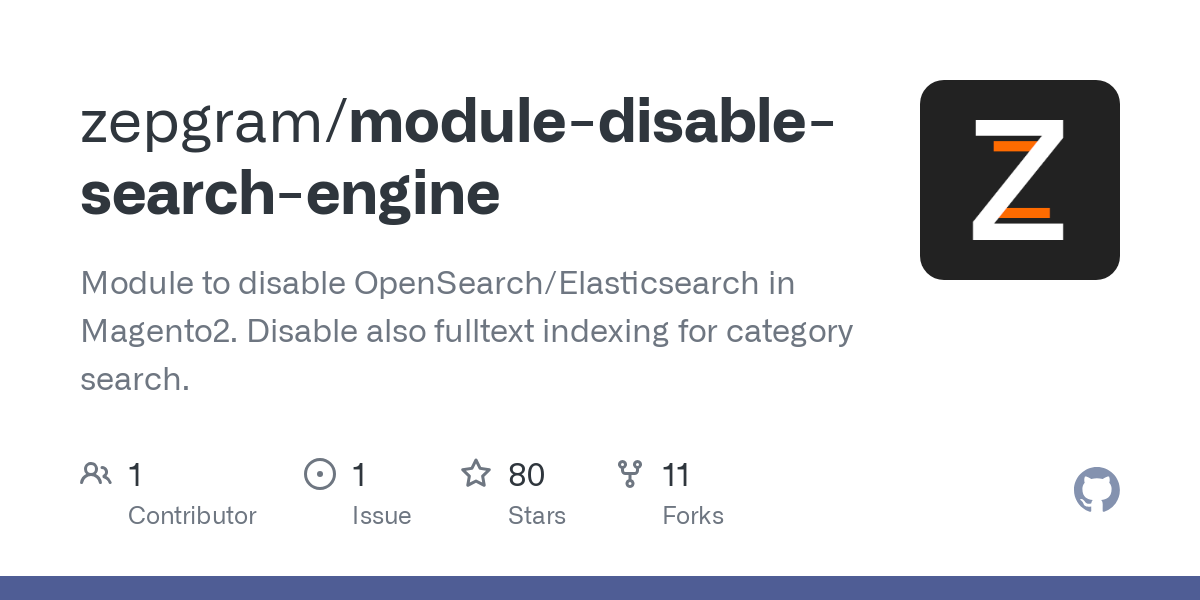 module disable search engine