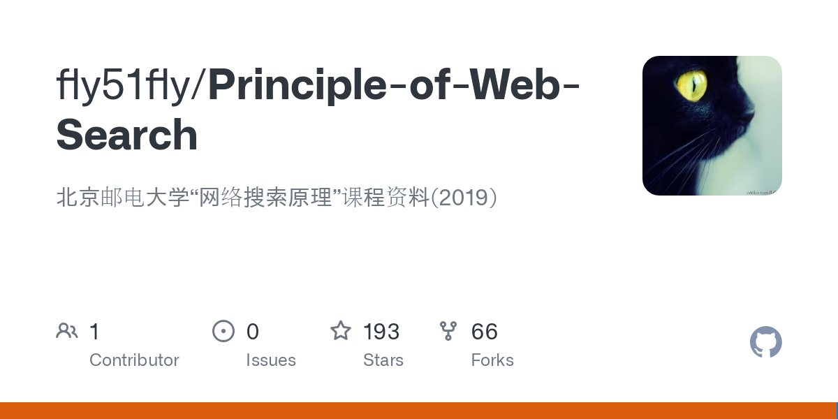 Principle of Web Search