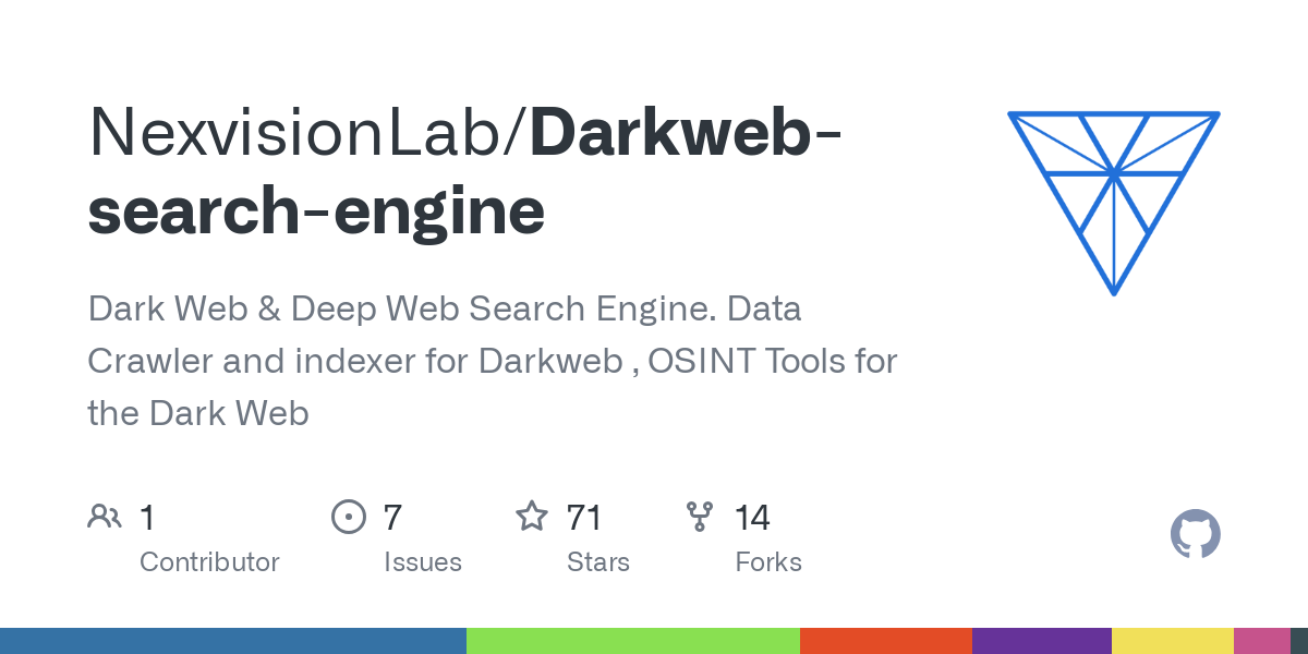 Darkweb search engine