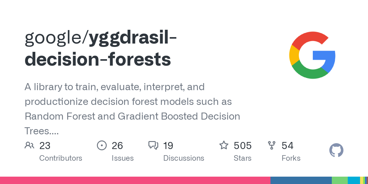 yggdrasil decision forests