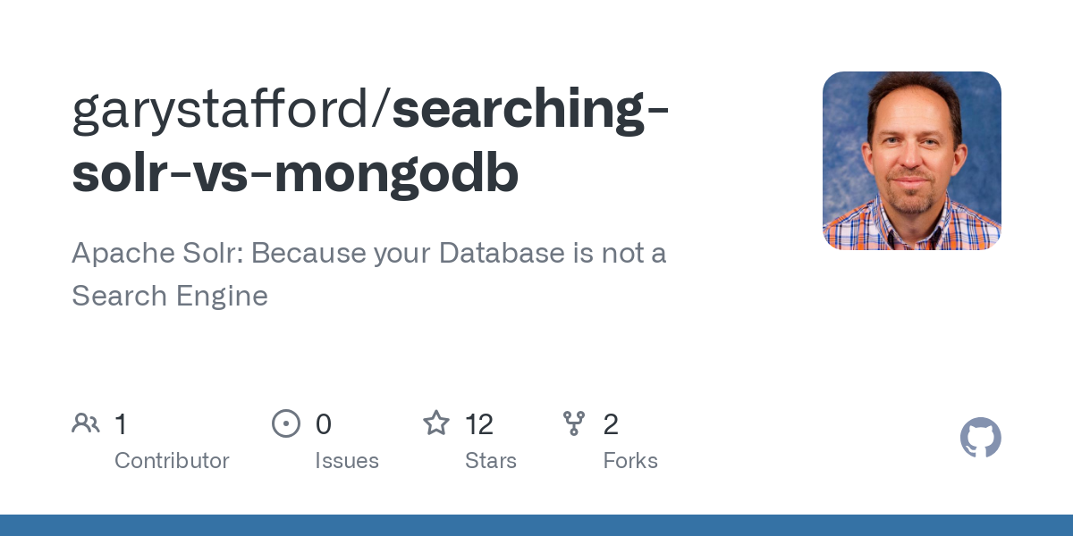 searching solr vs mongodb