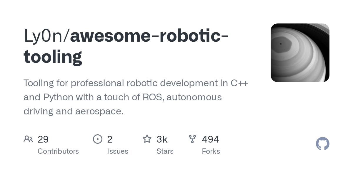 awesome robotic tooling