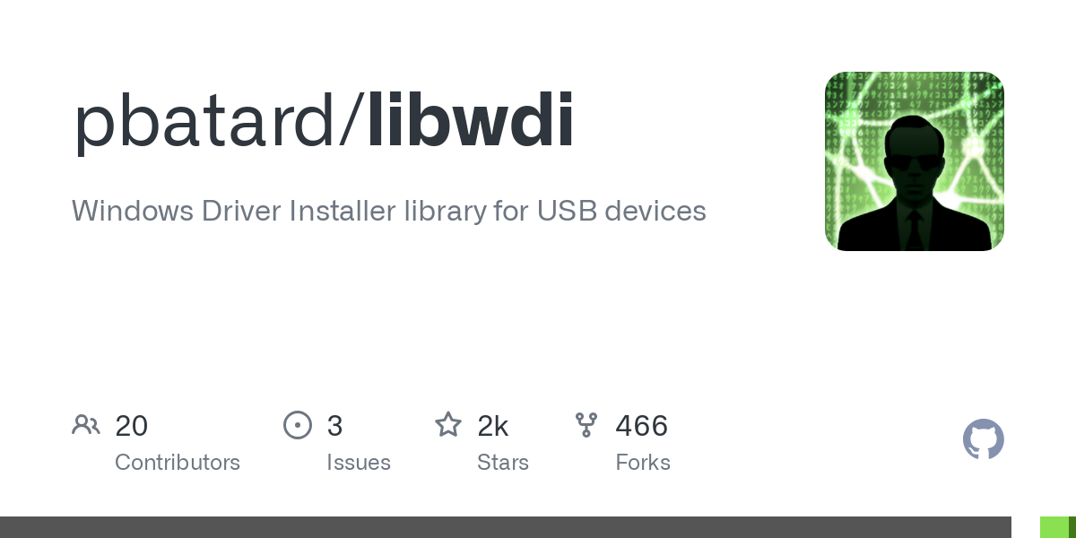 libwdi